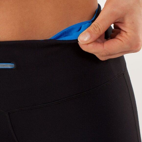 Lululemon Run: Runder Under Pant Beaming Blue / Black - Picture 7 of 12